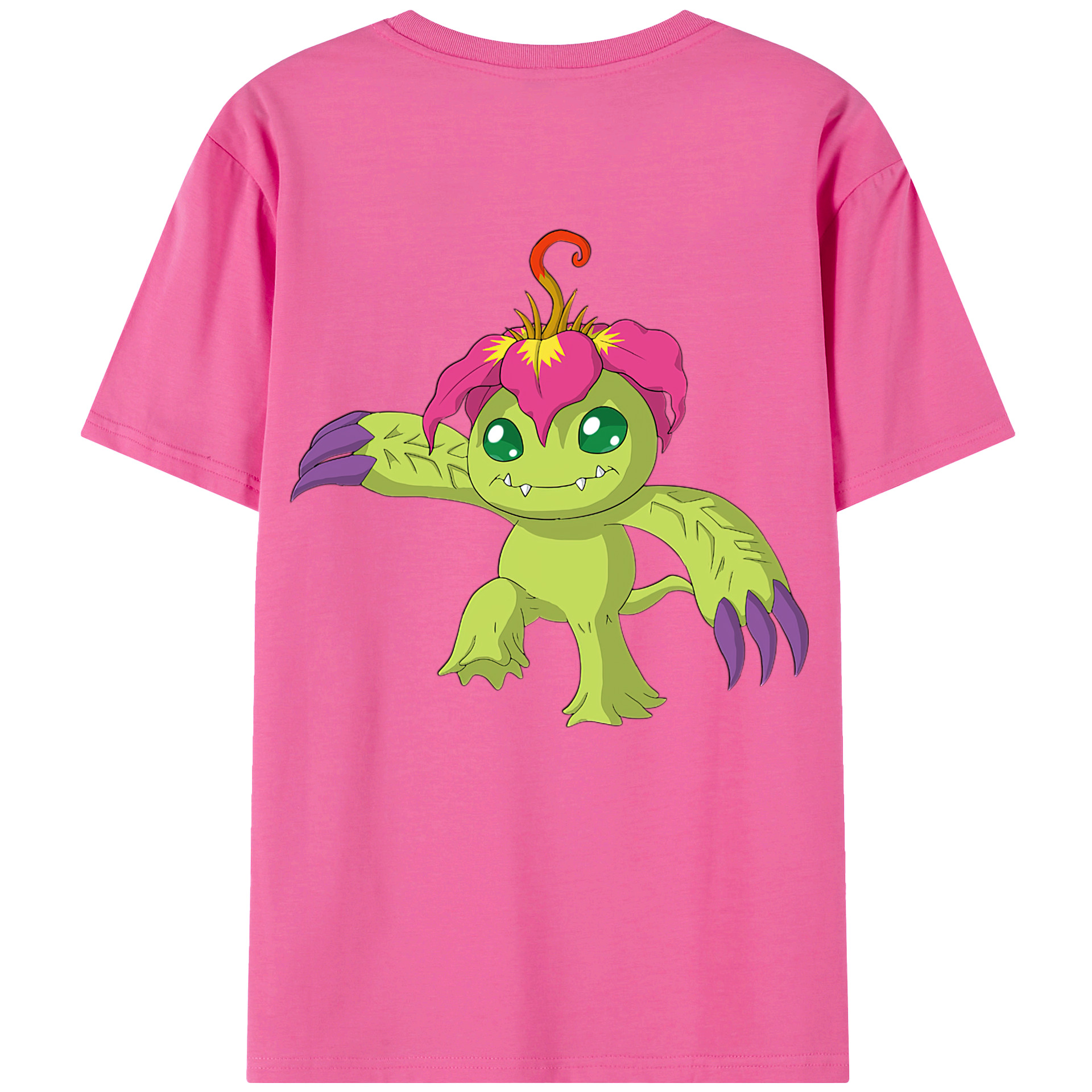 （画像用） Digimon デジタルモンスター/デジモン レディース半袖Tシャツ(バックプリント)